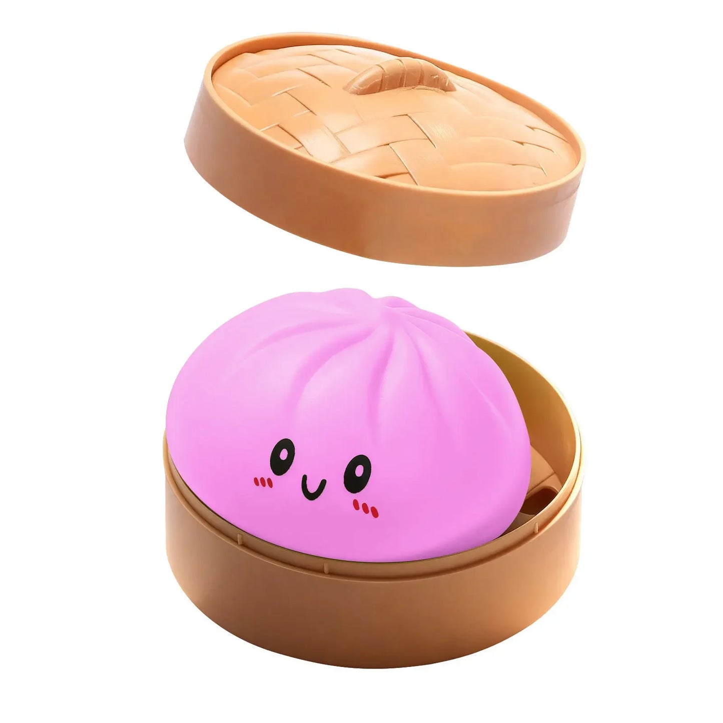 New Glitter Dumpling Glitter Dumpling Squishy with Box Dumplings Sensory Squeeze Toy for Stress Relief