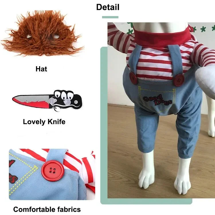 Funny Pet Dog Clothes Dog Cosplay for Dogs Halloween Dog Costumes Christmas Dog Accessories Festival Party Outfit Pet Dog Dress