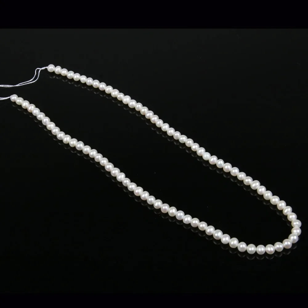 Natural Freshwater Pearl Beads High Quality AA 36cm Punch Loose Beads for DIY Women Elegant Necklace Bracelet Jewelry Making