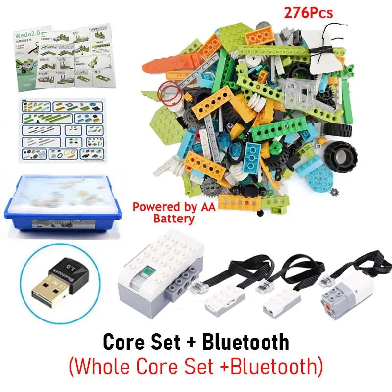 NEW WeDo 2.0 Core Set Technical Building Blocks Kit for School Education DIY We-Do 45300 Scratch 3.0 Kids Toy Christmas Gift