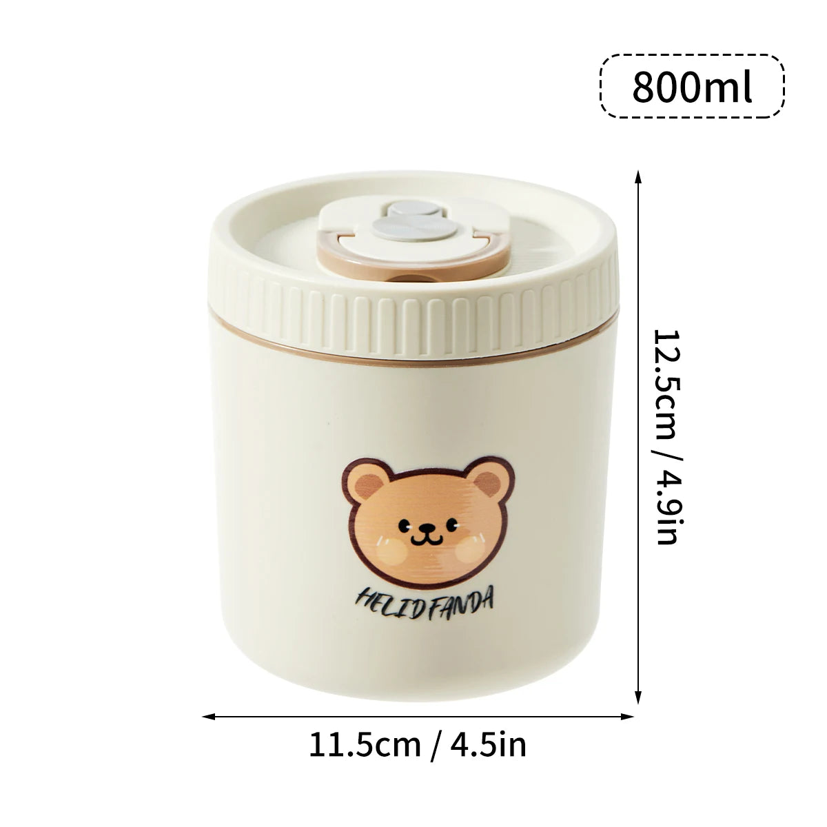 WORTHBUY Portable Insulated Lunch Box 304 Stainless Steel Fruit Salad Food Container Leak-proof Bento Box Microwave Heatable