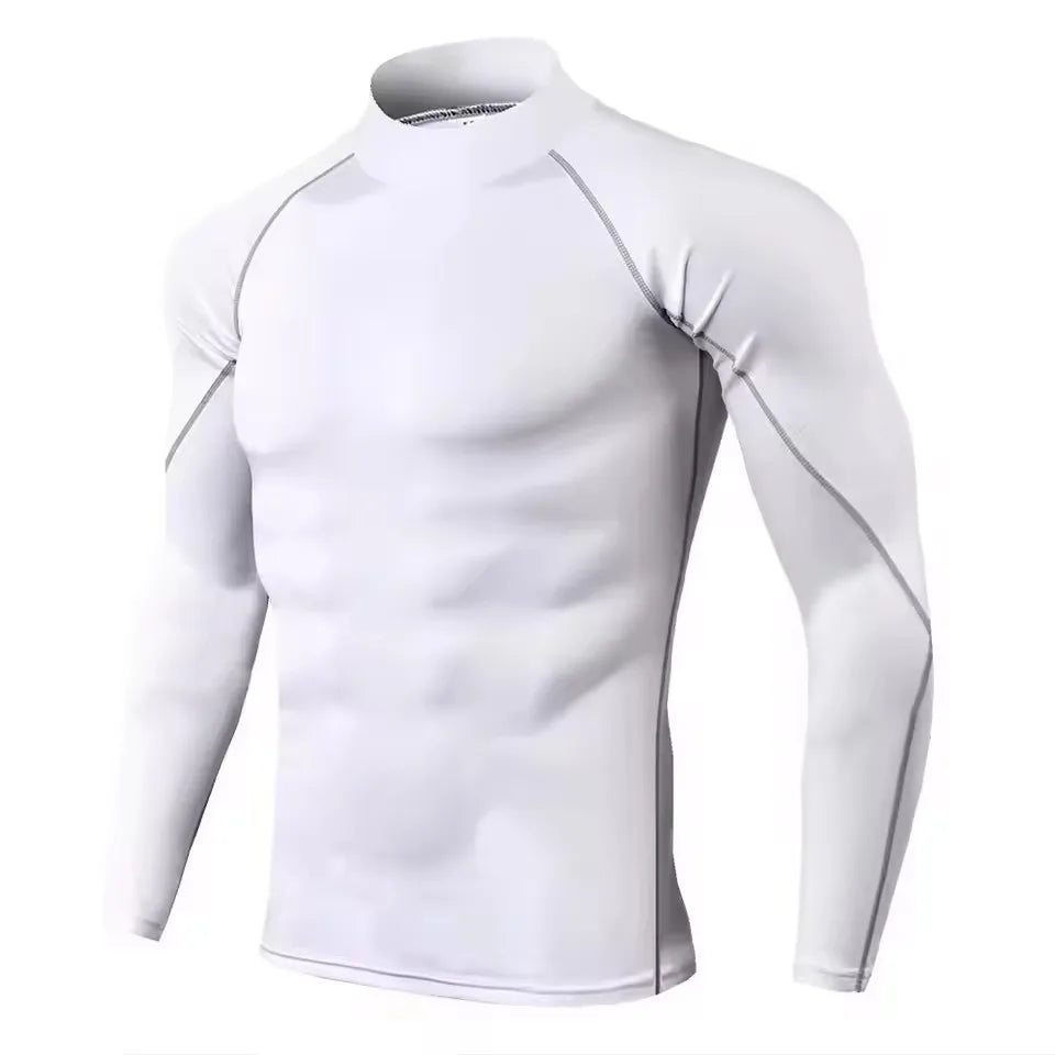 Compression T Shirt Men Long Sleeve Bodybuilding Sport Tees Casual Quick Dry Gym Fitness Workout Jogging Sport Tops Men Jersey