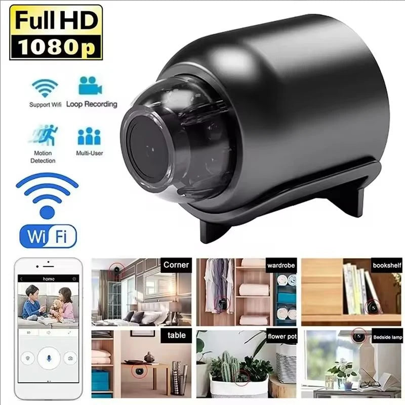 HD 1080P Mini Camera Wireless WiFi Baby Monitor Indoor Safety Security Surveillance Night Vision Camera IP Camera Recorder