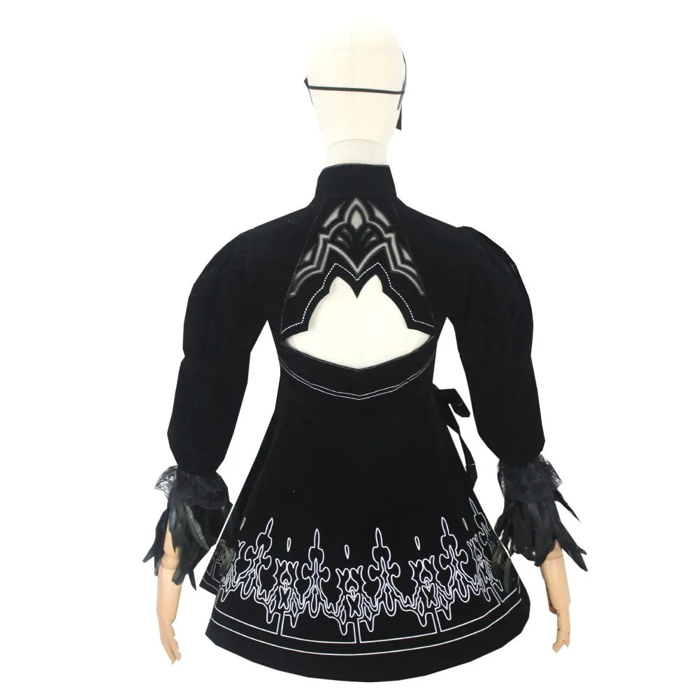 Anime Nier Automata Cosplay Costume Yorha 2B sexy Outfit Games Suit Women Role Play Costumes Girls Halloween Party Fancy Dress