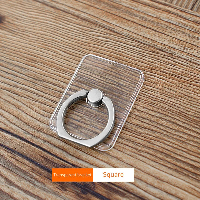 Clear Cat Finger Ring Mobile Phone Stand Holder For iPhone XS Huawei Samsung cell Smart Round Phone Ring holder Car Mount Stand