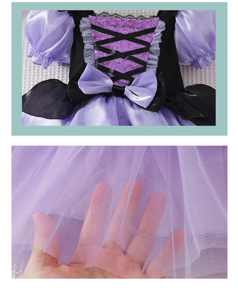 2025 Gothic Lolita Dress Japanese Halloween Christmas Little Witch Cosplay Ruffles Bow Princess Party Dresses Costume