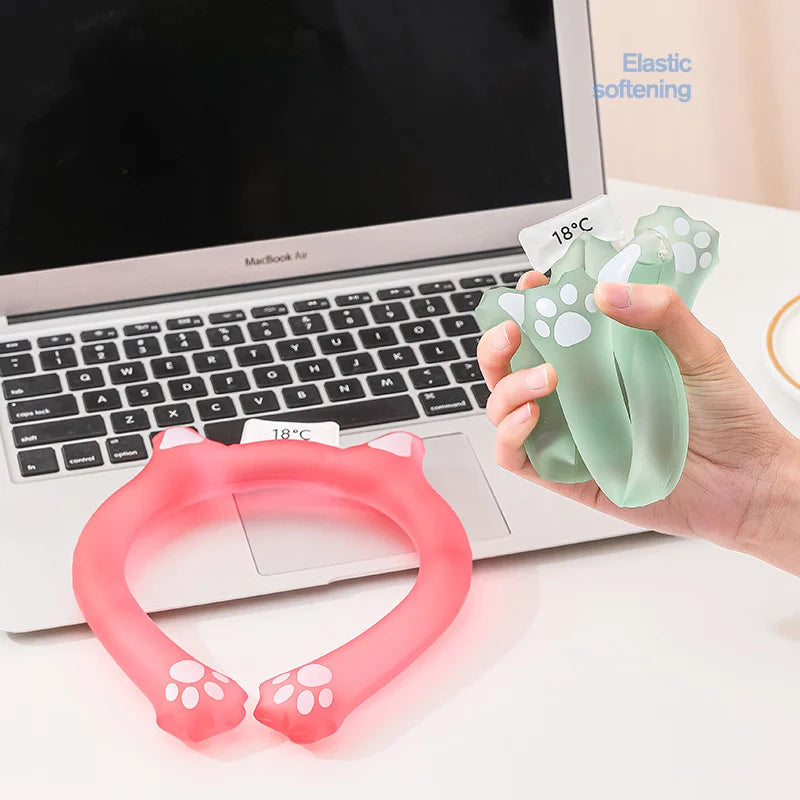 Sunstroke Prevention and Cooling Tool Outdoor Sports Cooling Ring Summer Comfort PCM Cold Collar Beach Travel Essentials