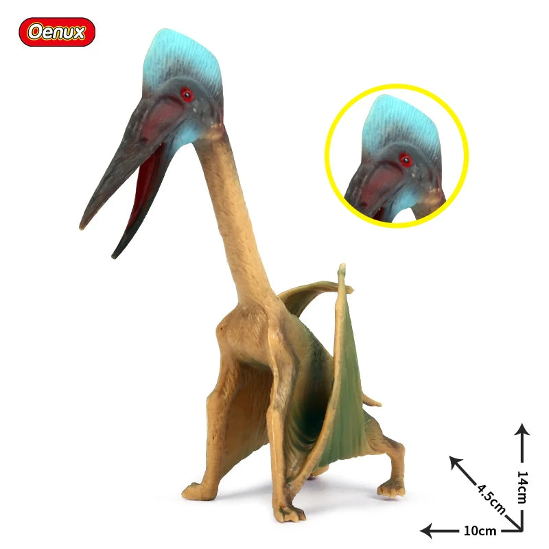 Oenux Jurassic Dinosaur Figurines T-Rex Velociraptor Spinosaurus Dilophosaurus Animal Model Action Figures Collection Kid Toy