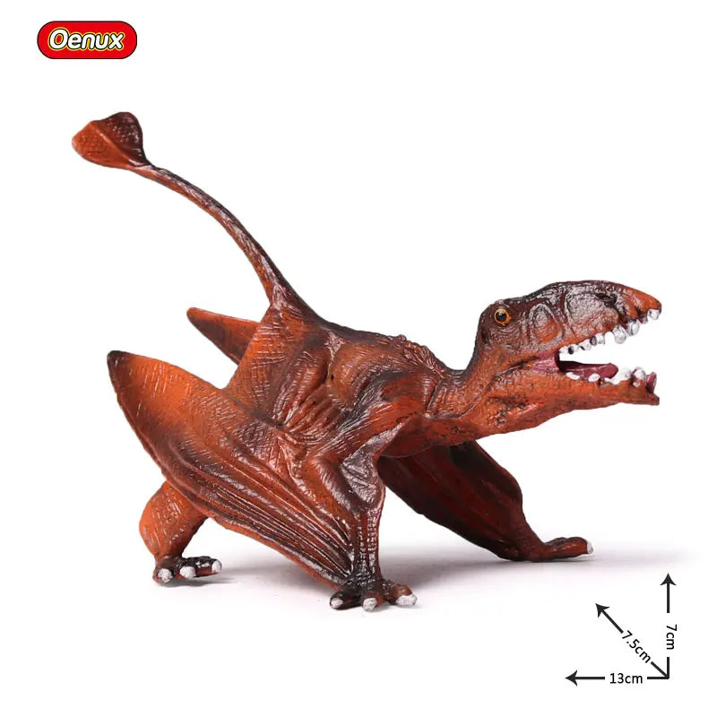 Oenux Jurassic Dinosaur Figurines T-Rex Velociraptor Spinosaurus Dilophosaurus Animal Model Action Figures Collection Kid Toy