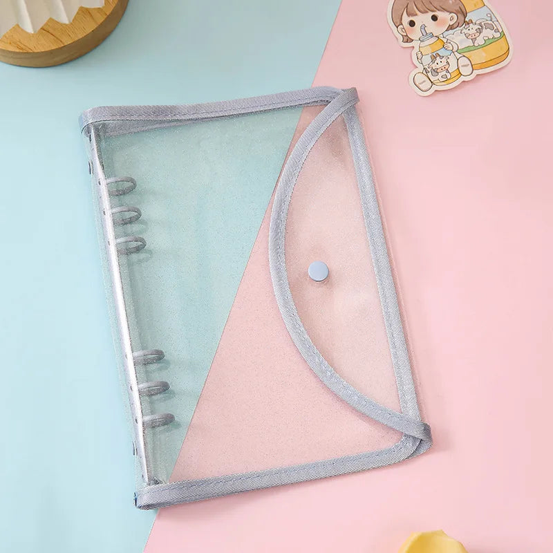 Cute Color Grid A5 A6 Loose Leaf Notebook Refill Spiral Binder Index Inner Page Item Paper Stationery