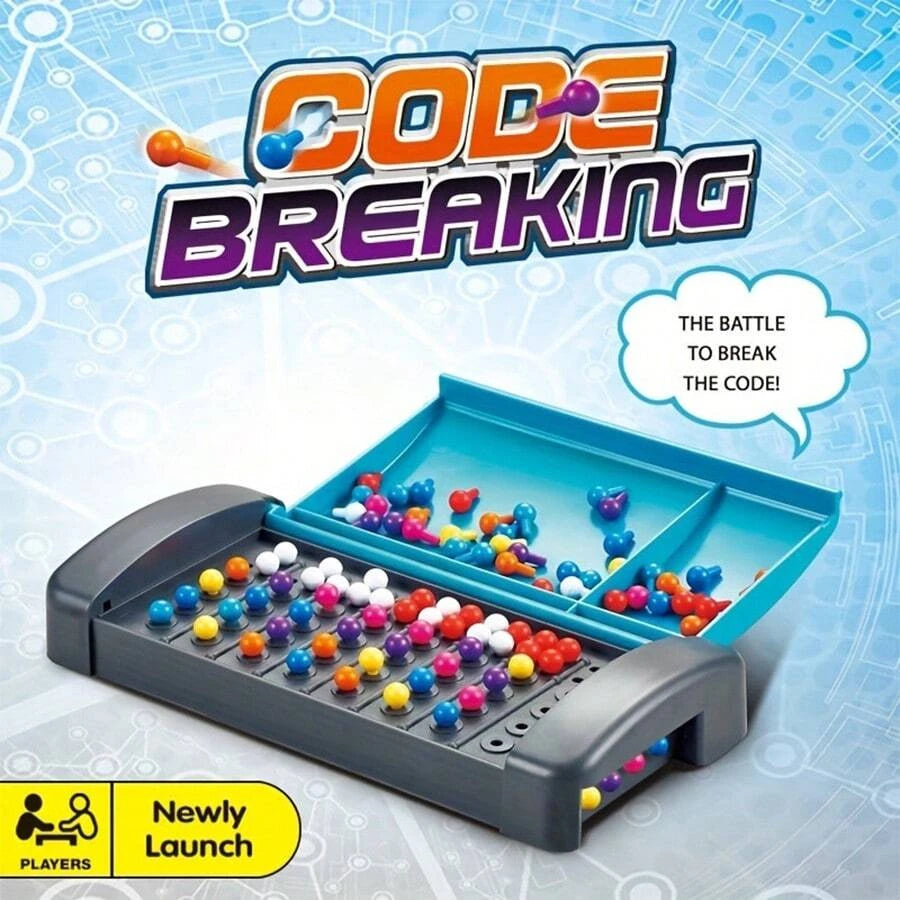 Code Breaking Logic Game – Deduction Puzzle Board Game for Kids & Adults