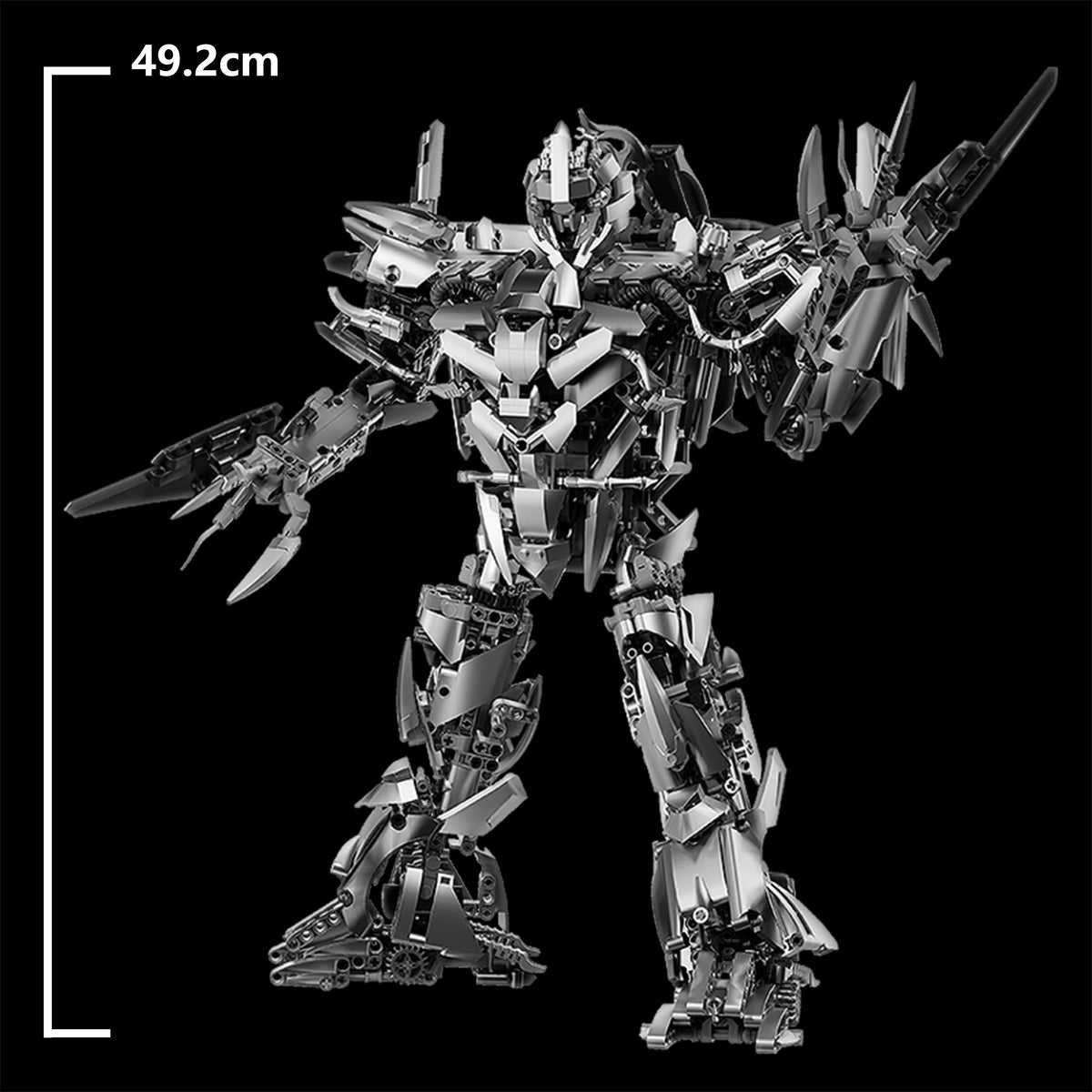 1960PCS Mechanical War Leader Model Kit Villain Mecha Action Figure Building Blocks Set Robot Toy Gift for Collectors Model Gift