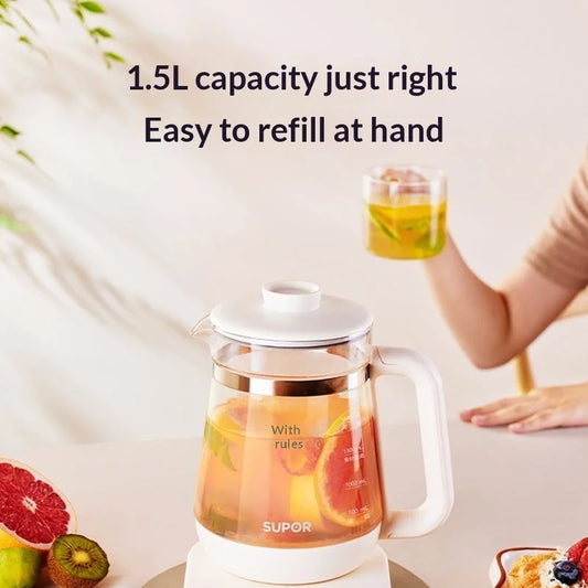Supor Titanium Health Pot 2026 New Office Tea Kettle with Stewing and Boiling Functions