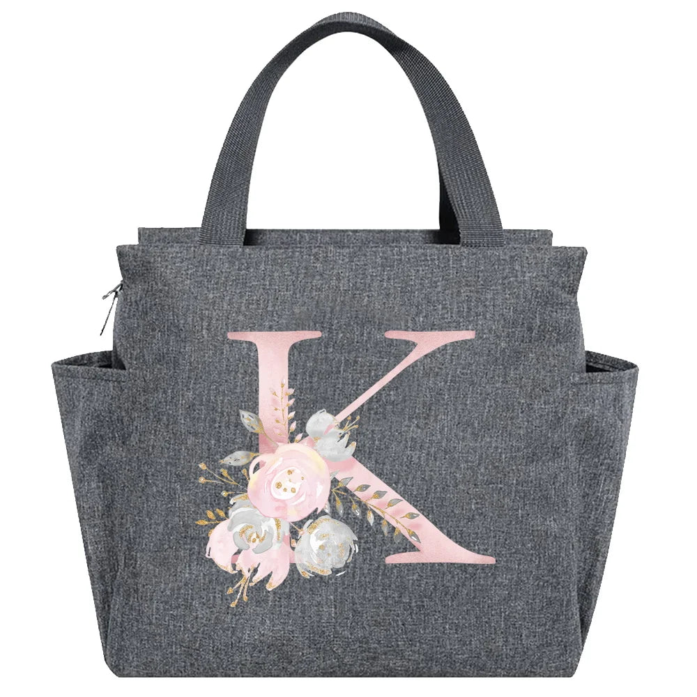 Insulated Lunch Bag  Cooler Lunch Box Portable Insulated Canvas Bento Pack Thermal Food Picnic Rice Bag For Women Kids