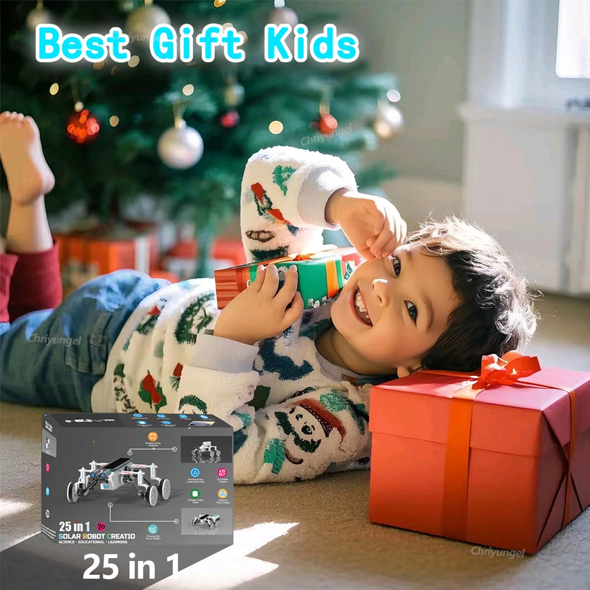 25 in 1 Solar Robot Kit Toys for Kids Boys Educational Toy DIY STEM Science Experiment Gadgets Electric Robotics Kits Gifts