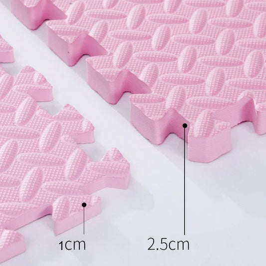 30*30*1/2.5CM Puzzle Mat for Children Baby Play Mat Kids Carpet Soundproof Gym Mat for Children's Room Activities Mat 2-16Pcs