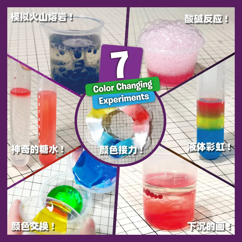 9 SET Science Experiment Kit Magic Science TOY Handmade DIY Soap Puzzle STEM TOYS for Kids Funny Science Experiment Explore Gift