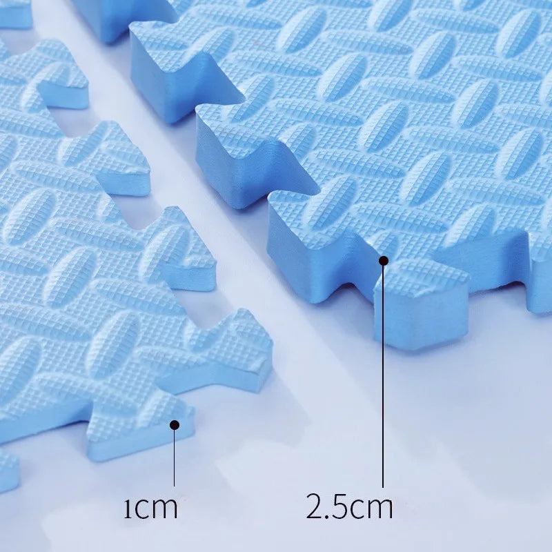 30*30*1/2.5CM Puzzle Mat for Children Baby Play Mat Kids Carpet Soundproof Gym Mat for Children's Room Activities Mat 2-16Pcs