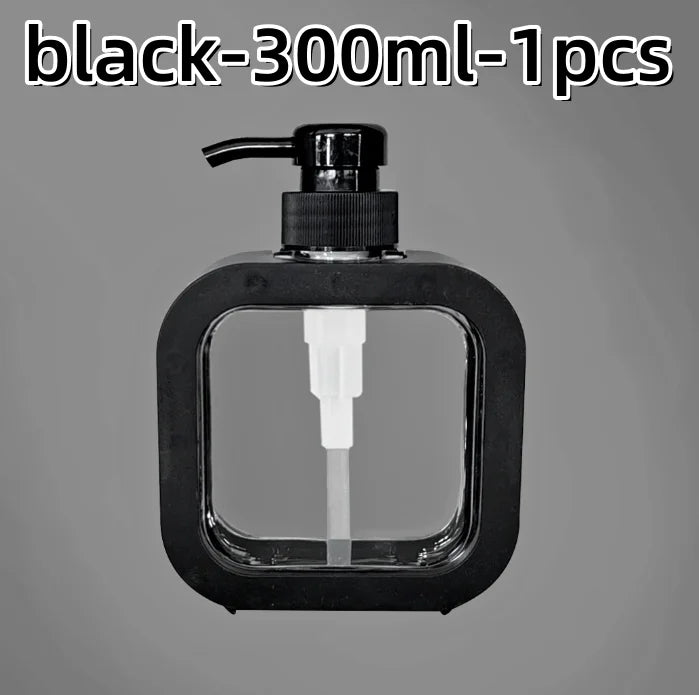 300/500ml Bathroom Soap Dispensers Refillable Lotion Shampoo Shower Gel Holder Portable Travel Dispenser Empty Bath Pump Bottle