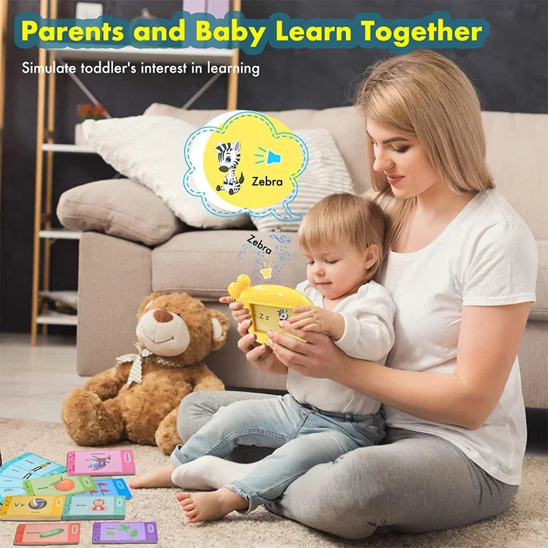 Giraffe Flash Card Reader Sight Words Language Games Learning English Russian Machine Kids Early Education Toy for Toddlers Gift