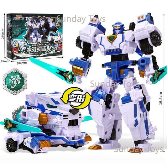 2026 MiniForce Dinoid Warrior BURSTER GIGA Transformation Robot Dinosaur Model Mini Force Deformation Headbot Giganoto Dino Toys