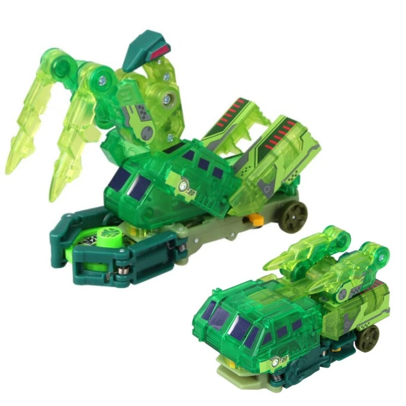 Wild Violence Transformation Anime Action Figure Robot Burst Deformation Car Beast 360° Flip Capture Chip Kids Toy Birthday gift