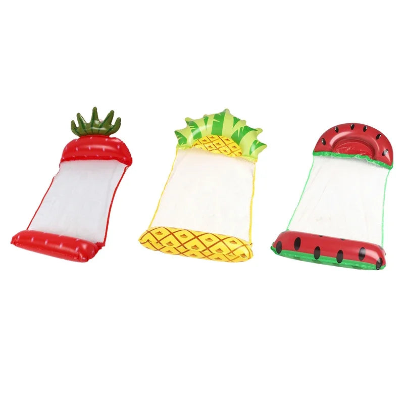 1Pcs PVC Summer Inflatable Foldable Floating Row Swimming Pool Water Hammock Air Mattresses Bed Beach Water Sports Lounger Chair