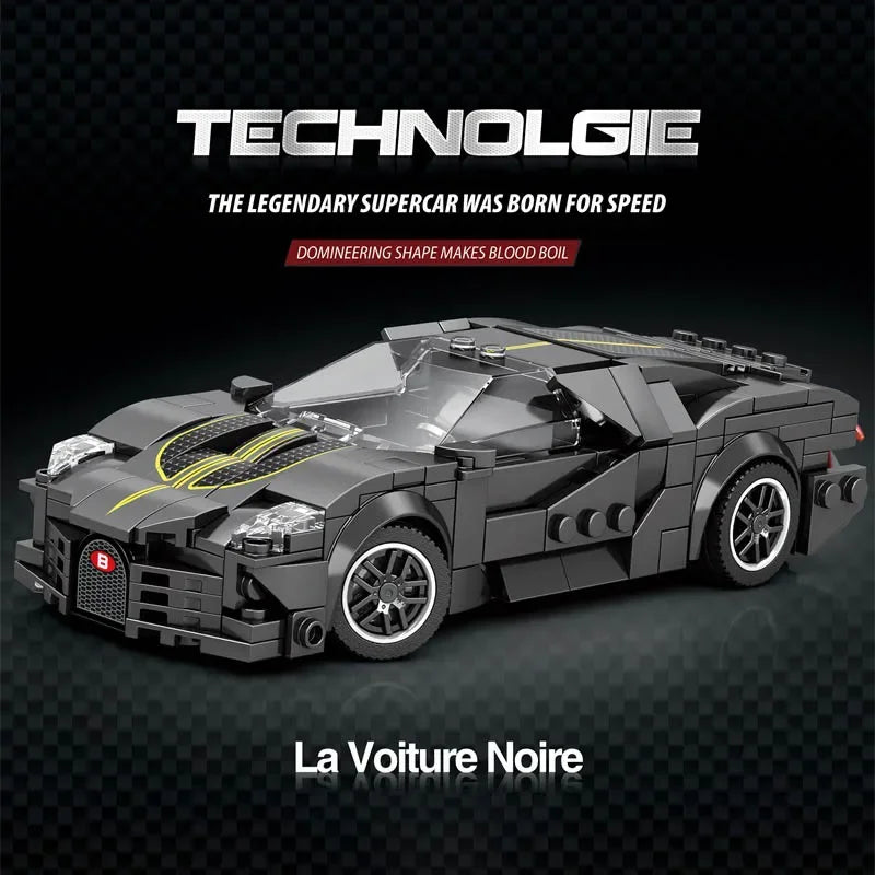 Speed Series Racing Sports Vehiclea Technique Car Supercar Building Blocks Set Bricks Classic MOC Model Toys For Kids