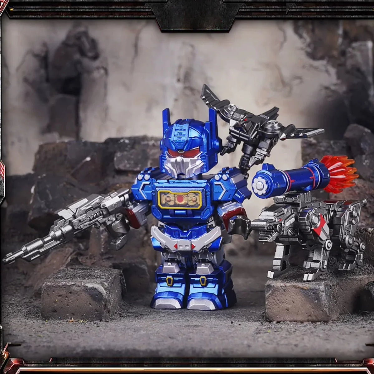 BRICKMAN Transform Building Blocks Robot Optimus Mini Action Figure Toys