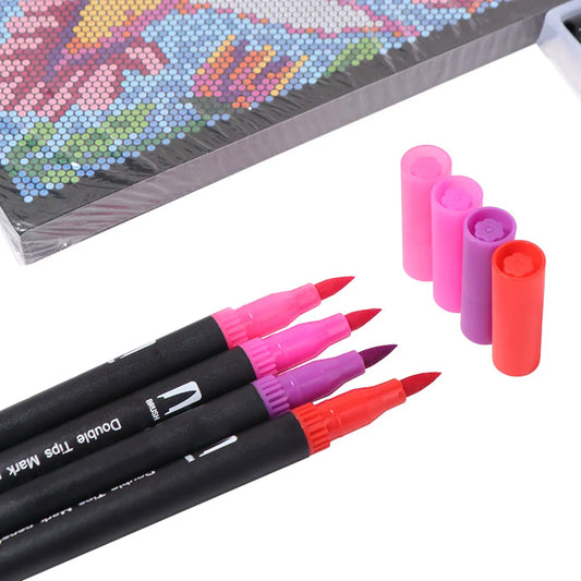 Cartoon Activity Color Painting Book Paper DIY Paint By Numbers Educational Quick-drying Drawing Learning Book Adults and Kids
