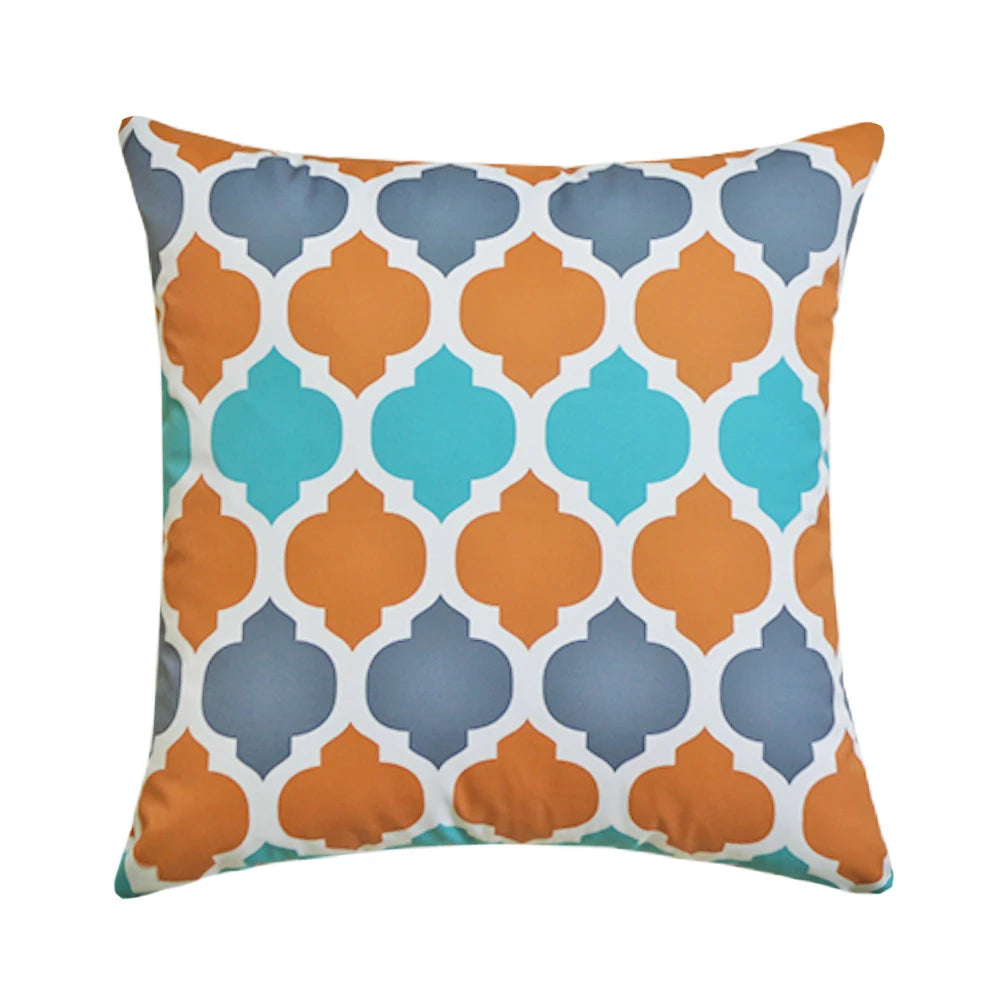 50x70cm Twill Waterproof Colorful Print Outdoor Pillowcase Summer Cool Cushion Cover For Patio Sofa Balcony