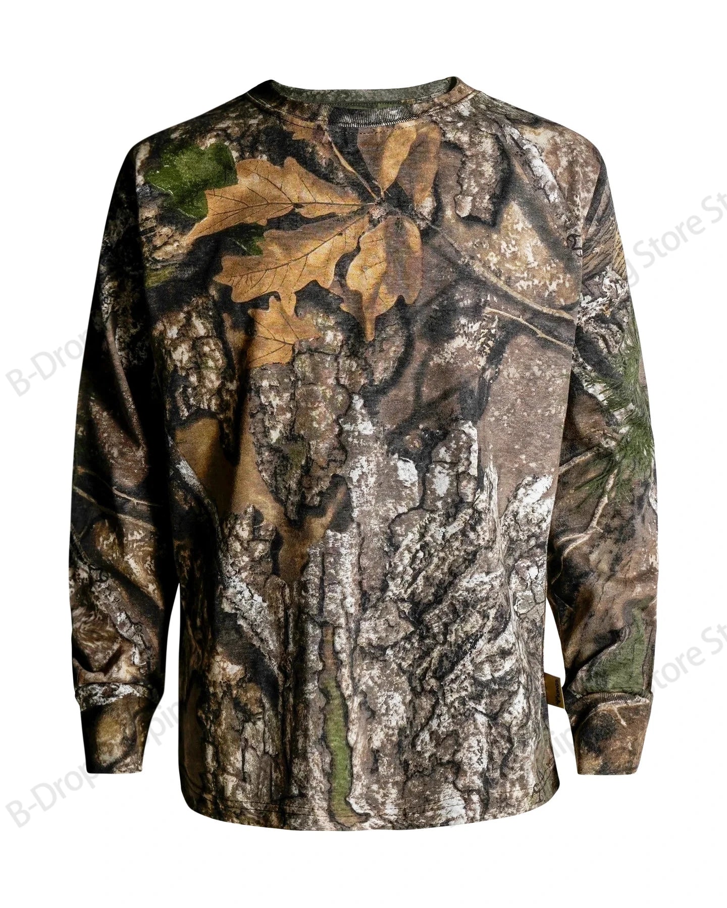 Mens Eagle Pass Hunting Camo Long Sleeve T-shirt Camouflage 3D Print Tshirt Men Women Fashion Sports Tops Tees Men Clothing Camp