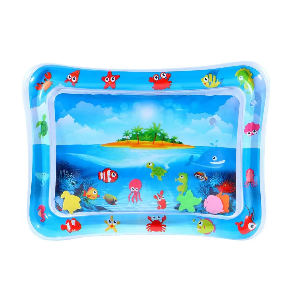 Baby Play Mat Inflatable Water Cushion PVC Infant Tummy Time Toddler Water Pad For Kids Early Education Developing Activity Toys