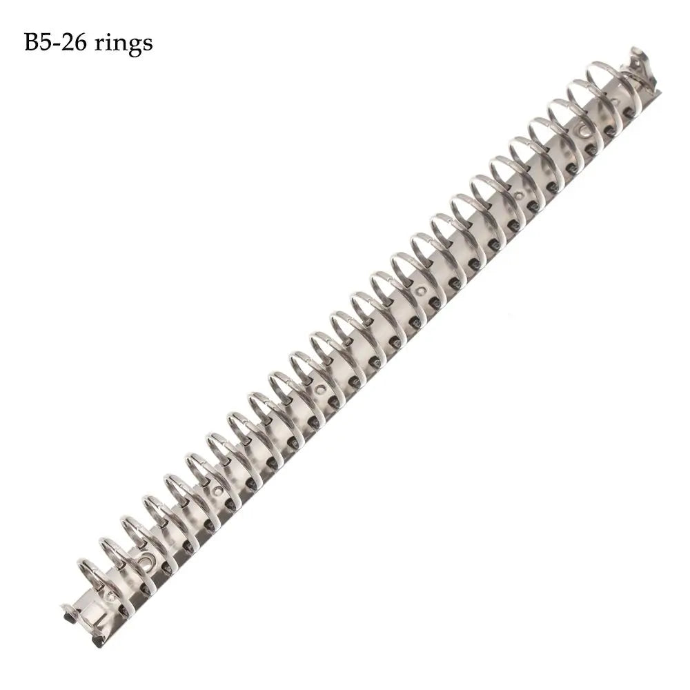 A4/B5/A5/A6/A7 Metal Spiral Rings Binder Clip Loose-leaf File Folder Clip Notebook Accessory Stationery