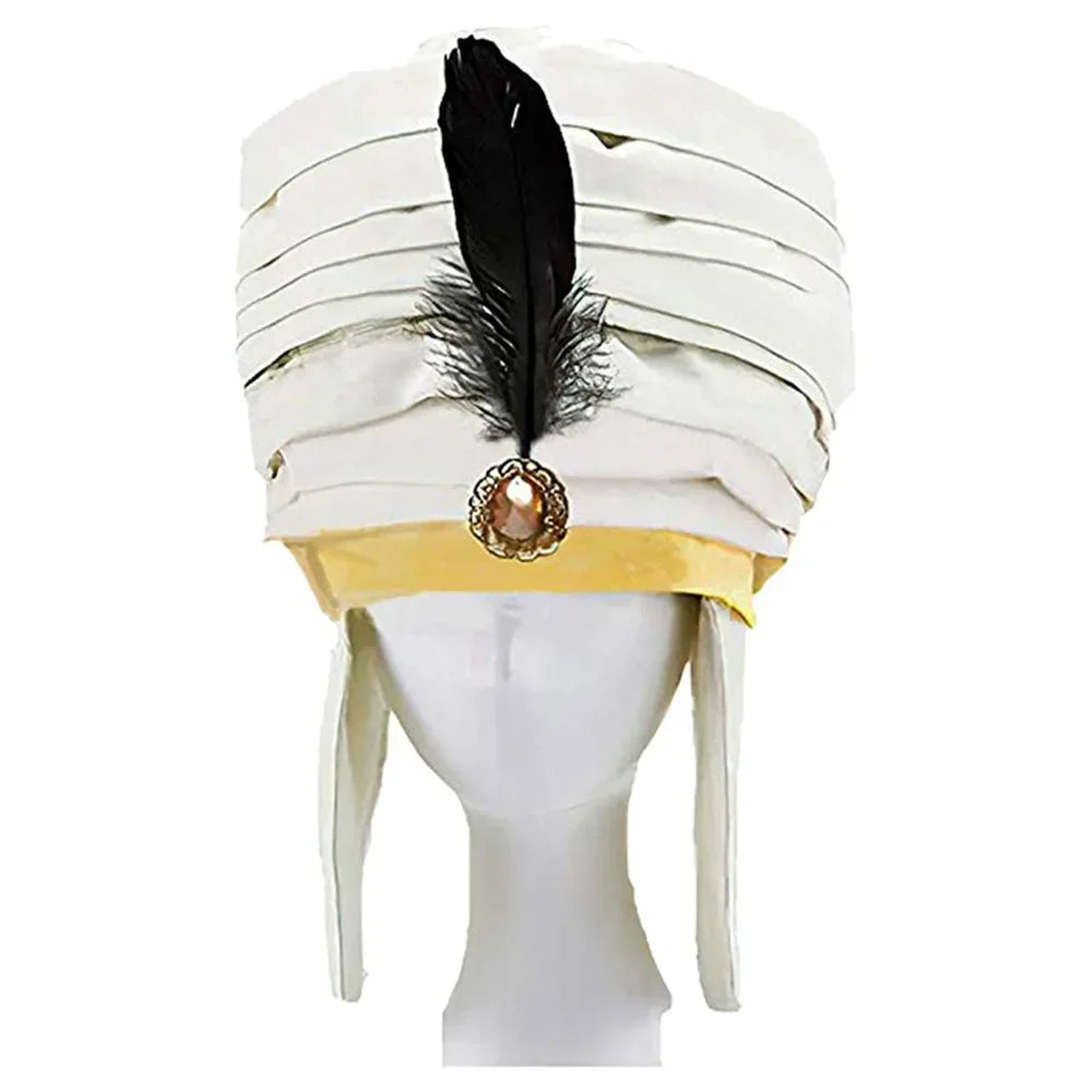 Prince Costume with Feather Hat – Top & Pants Set for Men & Boys, XS–XXL and 110–150 cm