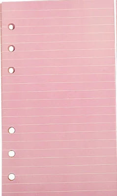 40Sheet Kawaii  A6 Loose Leaf Notebook Refill Spiral Binder Index Paper Inner Pages Line Grid Blank Agenda Stationery