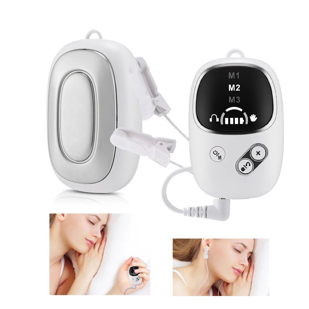 Handheld CES Sleep Aid Device for Insomnia Anxiety Pressure Relief Health Improve Sleep Palm Pulse Massager Smart Sleeper