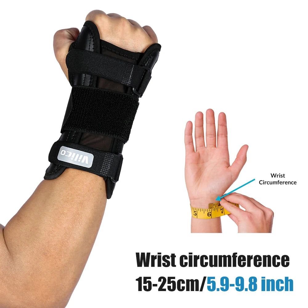1PCS Adjustable Wrist Brace Night Support for Carpal Tunnel, with Metal Splint, Hand Brace For Pain Relief, Injuries, Sprains