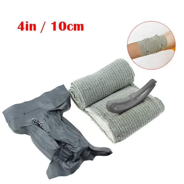Bandage Trauma Kit Emergency Compression Bandage Tourniquet Medical Dressing Sterile Roll Bandage Trauma First Aid Hot