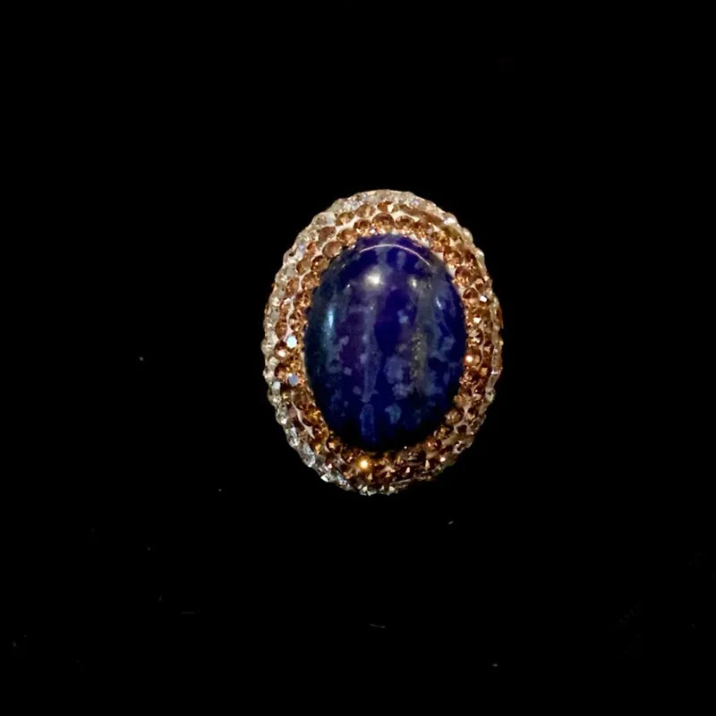 Natural Amethyst Freshwater Pearl Finger Rings Handmade Rhinestone Quartz Sudan Stone Jewelry for Women Mix Design Gemstone