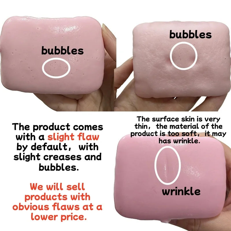 Cute Cat Pillow Squishy Slow Rising ASMR Sensory Fidget Toy Stress Relief for Anxiety ADHD Autism Squeeze Toys for Kids Adults