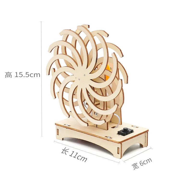 Magic Window Wooden STEM Kits for Kids Education DIY Science Toy Experiment Puzzle Boards Children Development School Supplies