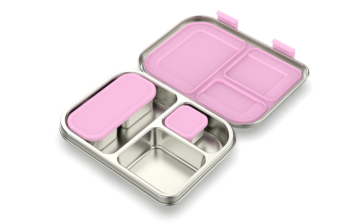 750ml Stainless Steel Insulated Bento Box Food-Grade Divided Portable with Lid for Canteens Students Kids
