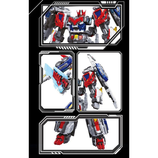 Metal Cardbot HEAVY IRON W Transforming Truck Action Figure Transformation Car Deformation Robot Transformable Bot Model Toy