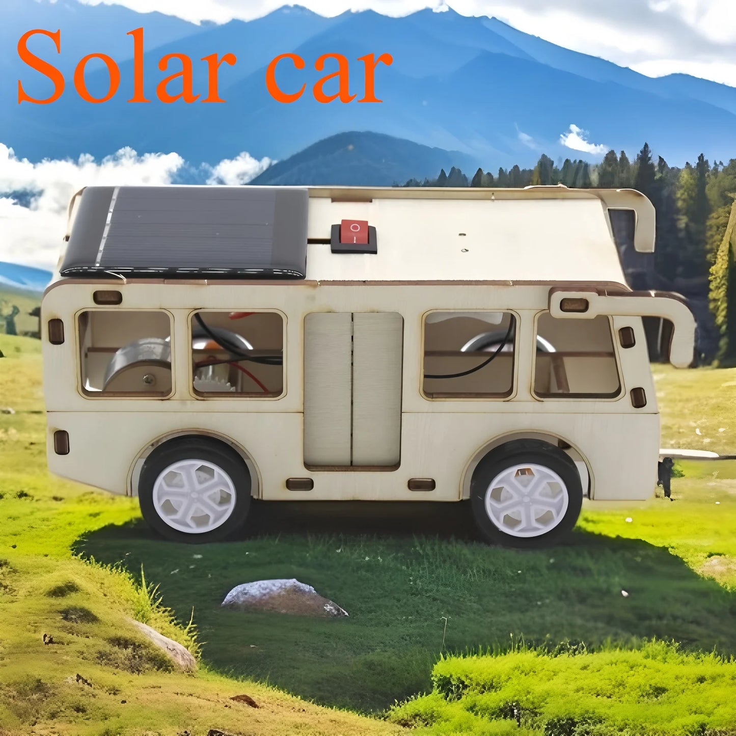 Diy solar-powered children's science and education experimental toys, hand-assembled models, science and education toys