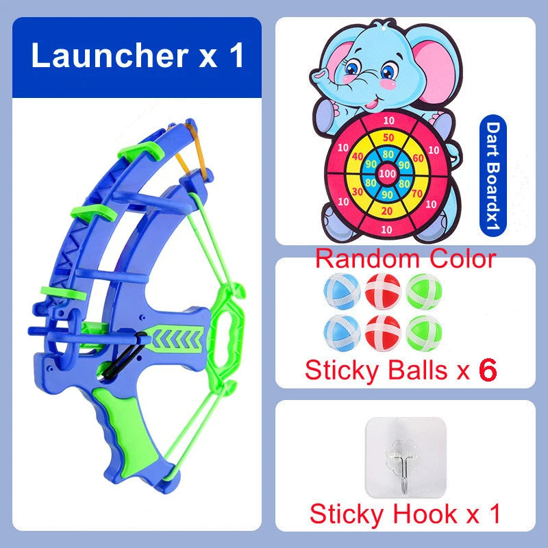Montessori Throw Sport Slingshot Target Sticky Ball Dartboard Animal Dinosaur Sports Toys Indoor Outdoor Educational Game