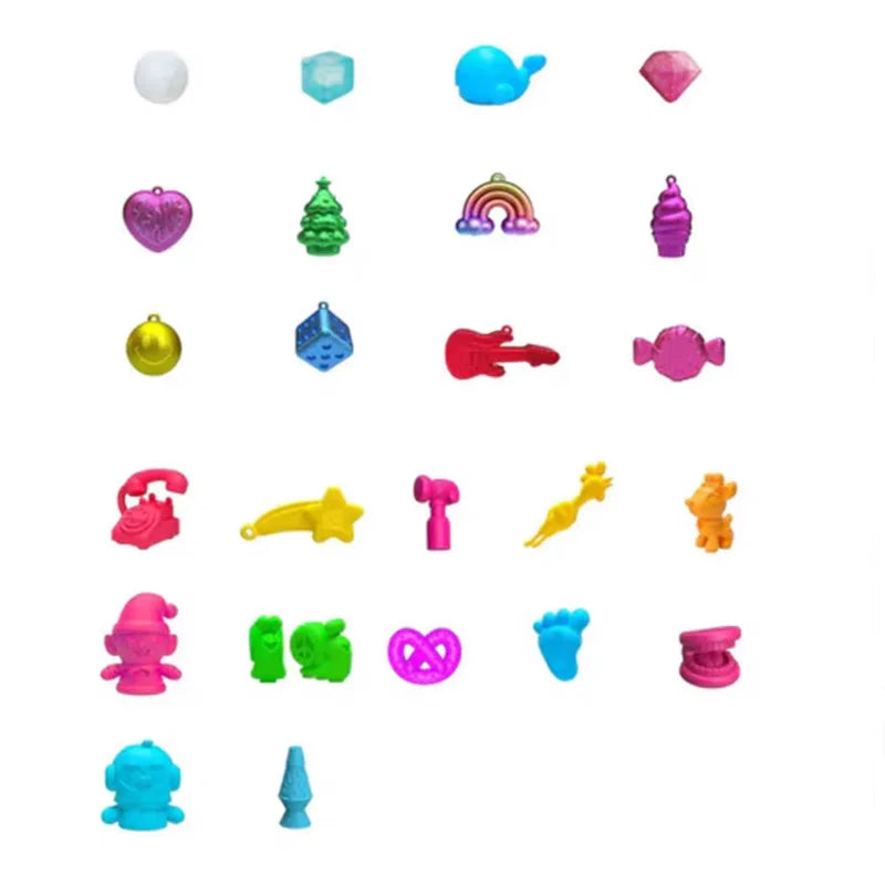 NeeDoh 3D Fidget Doll Advent Calendar – 24-Day Christmas Countdown