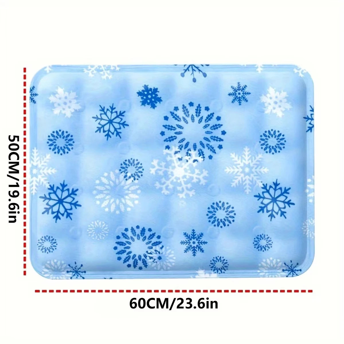 Pet Cooling Mat, Dry Ice Water Injection Cool Pad, Waterproof Wear Resistant, Summer Heat Relief Cooling Cushion for Dogs & Cats