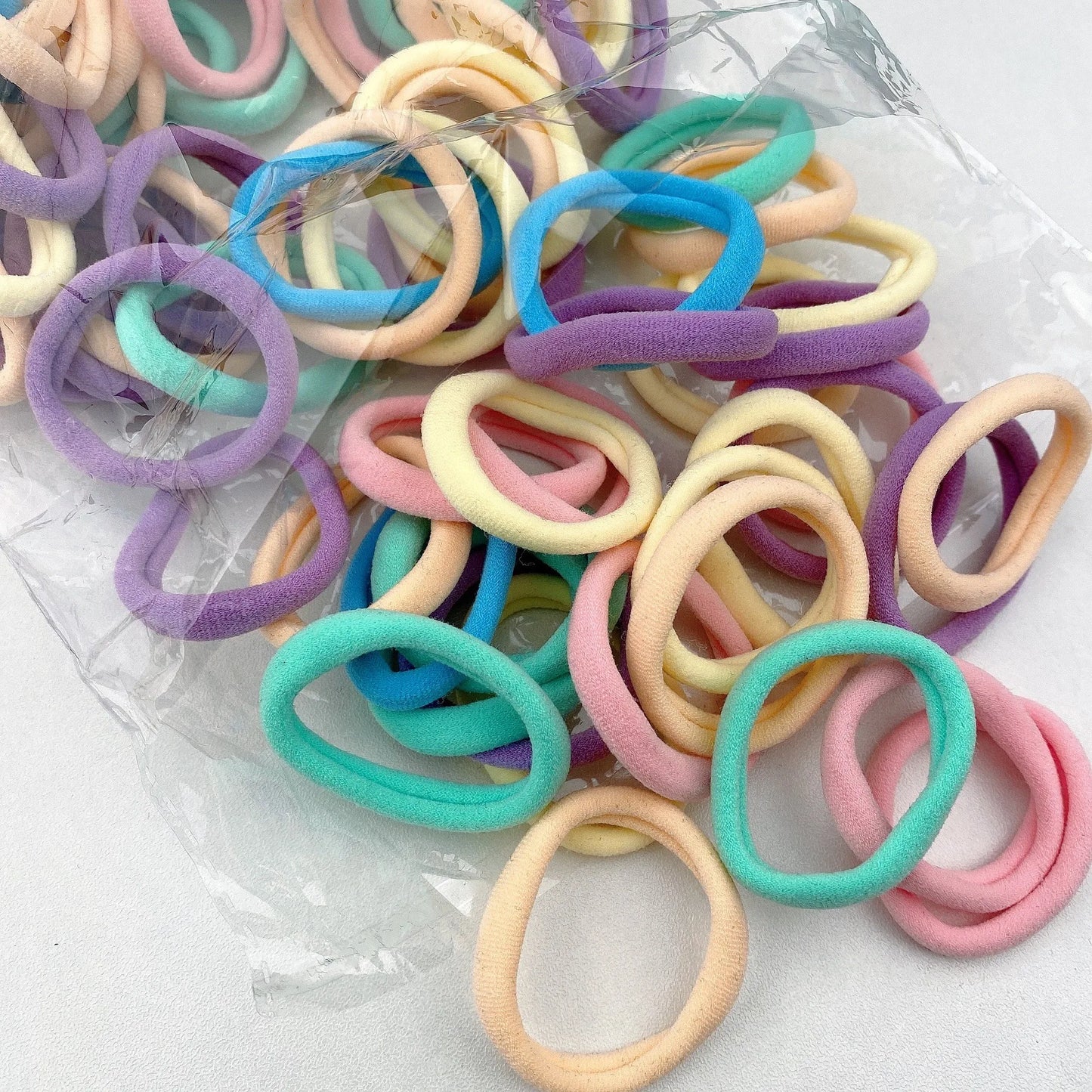 Colorful Ealstic Hair Ties for Girls Ponytail Hold Scrunchie Rubber Band women Fashion Hair Accessories elastic hair bands