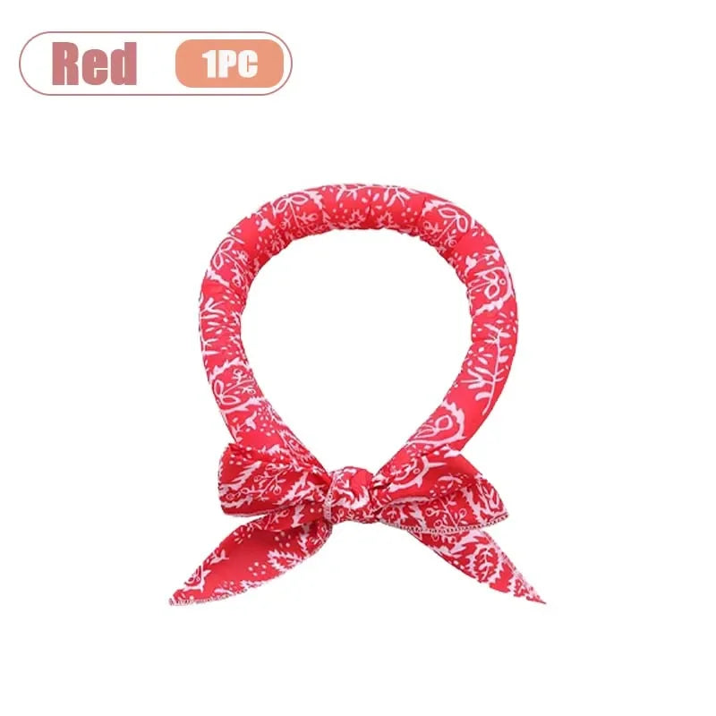 1-20PCS Summer Pet Cooling Scarf for Cats Dogs Ice Collar Cartoon Design Breathable Heat Relief Outdoor Travel Accessory